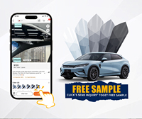 Film solaire pour fenêtres en céramique nano ultra HD 1,52*30M résistant à la chaleur et offrant une protection de la vie privée / Film teinté carbone pour voiture