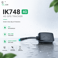 Traceur GPS 4G IK748 pour véhicule, localisateur GPS étanche IP67, alarme géofence, alerte de survitesse, indicateur tricolore, suivi en temps réel