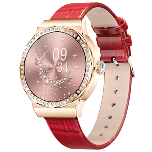 Jam tangan pintar wanita terbaru, jam tangan pintar wanita terbaru, layar 1.27 inci resolusi tinggi, Monitor detak jantung, tekanan darah, IP67, anti air, pelacak siklus wanita - Product Image 3