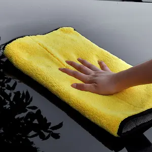 Premium 1200gsm Big Coral Fleece Microfiber Car Drying Towels Most Absorbent Drying Polishing Towel Car Automotive Detailing