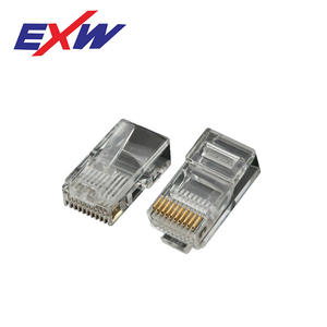 Conector de Cable de Red RJ45 de 10 Pines, Sin Blindaje, Compatible con RoHS, Cable de Conexión Gigabit - Product Image 2