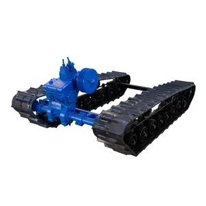 1 Gearbox crawler chassis BSX245160 Rubber crawler base