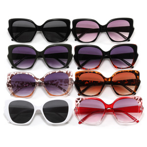 Gafas de Sol Estilo Ojo de Gato, Lentes Marrones, Montura Completa de PC, Protección Solar, Moda para Viajes y Conducción, Tendencias Individualistas - Product Image 3