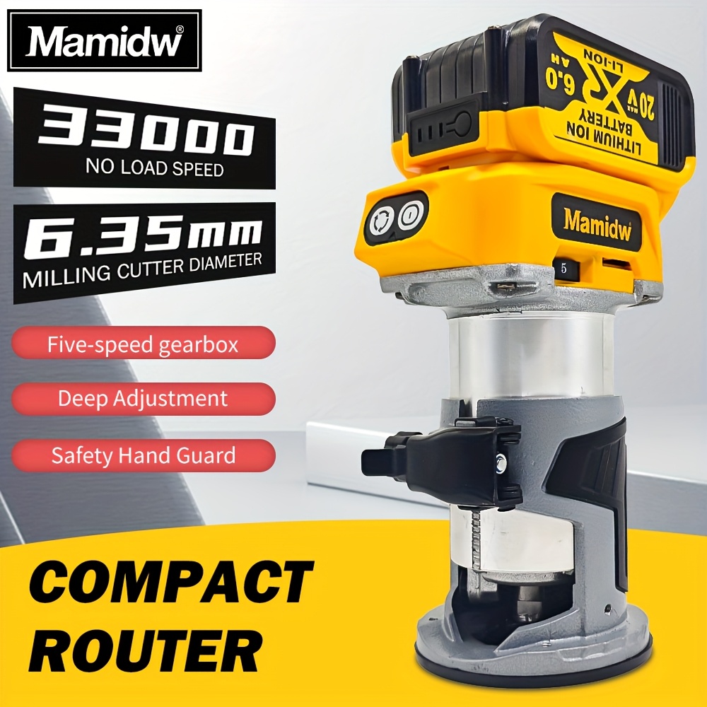 Electric Hand Cutter, Wood Laminator, Palm Router, Woodworking, Carpenter, Cutting, Palm Tools 30,000 rpm, 800 W, 220 V