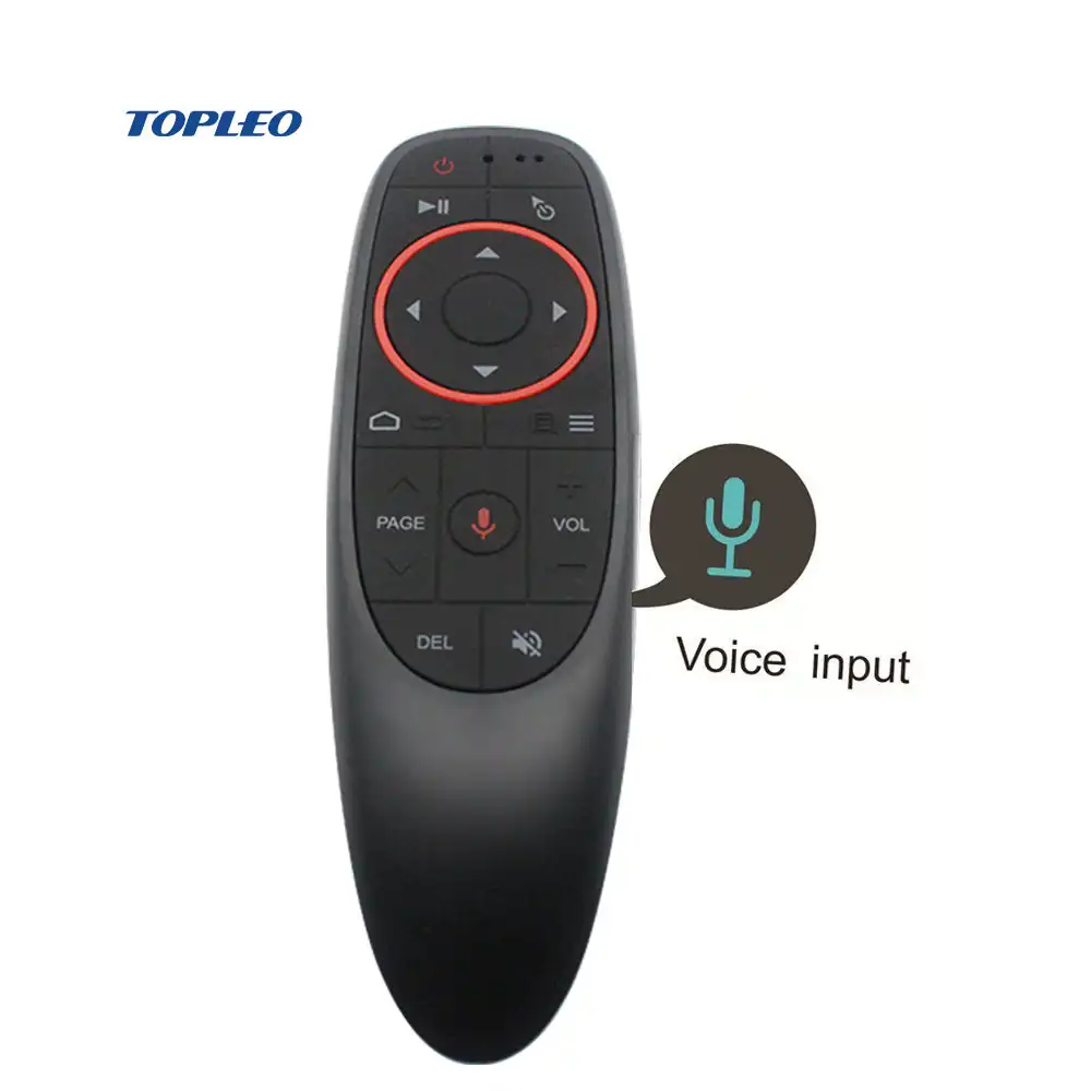 Topleo Custom Gyroscope G-sensor smart 2.4g usb ir universal wireless tv air mouse remote control