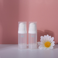 T0906-C SHUNXU Vente en gros d'emballages transparents pour soins de la peau, flacons en plastique de 5 ml, 10 ml, 15 ml, 25 ml, flacon pulvérisateur sans air