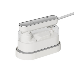 Plancha de vapor portátil para ropa, 0,8 l, con mango con revestimiento UV, plegable a 180 grados, para planchar en posición plana y colgante - Product Image 3