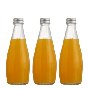 Botella de vidrio transparente de 290 ml al por mayor para <span class=keywords><strong>agua</strong></span> <span class=keywords><strong>mineral</strong></span>, zumo, leche, bebidas y refrescos con tapa de rosca - Product Image 1