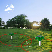 2024 pointes dans le jardin X-PEST répulsif de serpent solaire vibrant fort conduisent efficacement les campagnols serpents éloignés répulsif de taupe de serpents