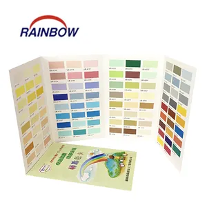 Colorful Customized Paint System Color Card Catalog