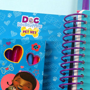 BSCI工厂绘图活动绘画套装纸螺旋着色书儿童可爱迷你艺术套装 - Product Image 2