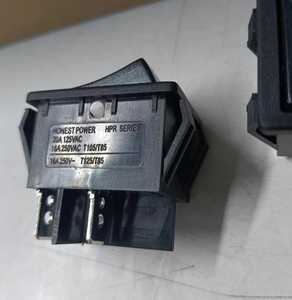 Interruptores Basculantes Personalizados ODM OEM de la Serie HPR, Botón Negro con Luz Azul, Honest Power, 10A 250VAC, 15A 250VAC, 20A 125VAC - Product Image 3