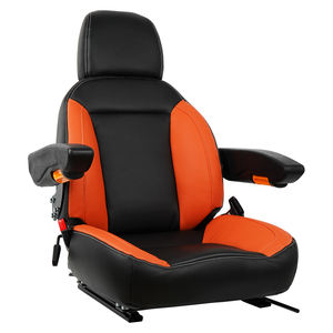 Asiento de tractor de asiento KL de alta calidad con cinturones ajustables y reposabrazos 27kg 285x653mm 1 año de garantía - Product Image 2