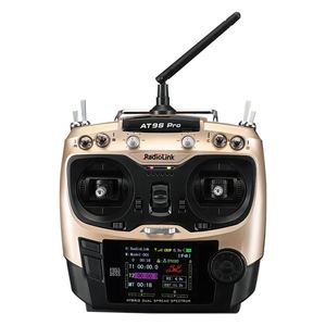 RadioLink AT9S Pro 10ch Transmitter With R9DS Receiver Radio Controller for RC Helicopter <b>Quadcopter</b> <b>Drone</b> Car Accessories - Product Image 1