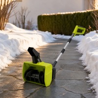 Pelle à neige électrique sans fil 40V, souffleuse à neige alimentée par batterie, outil de déneigement léger et compact pour allée, patio, terrasse