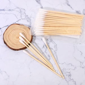 6 Inch Dùng Một Lần Bông Gạc 100Pcs Mẹo Duy Nhất Bằng Gỗ Applicators Cao Cấp Gỗ Stick Bông Bud Cho Chăm Sóc Cá Nhân - Product Image 3