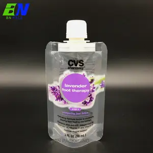 Plastic Drink Pouches Eco Liquid Packing Plain Plastic Drink Pouch Beverage Packaging Spout Bag