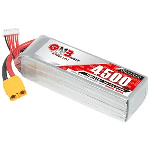 GAONENG-batería LiPo GNB de 4500mah, 6S, 22,2 V, 110C, XT90, 600mm a 700mm, helicópteros, 800mm, alineación de aves de guerra, 600, t-rex 600, helicóptero