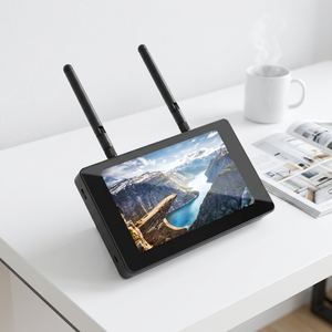 จอภาพ FPV แบบอนาล็อก IPS ขนาด 5 นิ้ว ความสว่างสูง มุมมองกว้าง 800x480 พิกเซล ฟังก์ชั่น DVR แบตเตอรี่โพลิเมอร์ 3.8V สำหรับโดรน RC FPV - Product Image 1