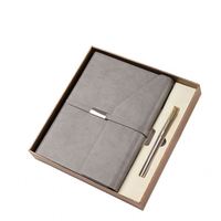 Cuaderno A5 de Hojas Sueltas con Hebilla de Nylon, 80 Hojas, Personalizable, Set de Regalo, Logotipo Impreso Extraíble, Bordado, Serigrafía