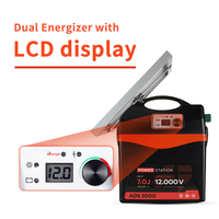 Électrificateur de clôture électrique portable Lydite à énergie solaire, étanche, avec batterie et design écologique pour l'élevage et l'utilisation en extérieur