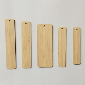 Marcapáginas de Madera de Bambú Ecológico Multifuncional, Etiqueta Colgante de Madera Natural sin Acabado, Venta al por Mayor en Diferentes Tamaños para Manualidades - Product Image 2