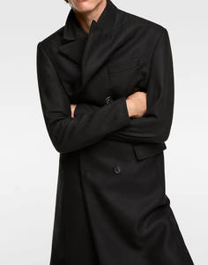 Cappotti lunghi <span class=keywords><strong>su</strong></span> <span class=keywords><strong>misura</strong></span> per uomo con Logo personalizzato OEM - Product Image 3