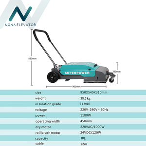 Machine automatique moderne HY450 de nettoyage d'étape d'<span class=keywords><strong>escalator</strong></span> Machine automatique de nettoyage de balayage et d'aspiration pour le métro de centre commercial de supermarché - Product Image 2