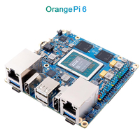 Orange Pi 6 8GB 16GB 24GB LPDDR5 CIX CD8180 Ordinateur monocarte 12 cœurs, puissance de calcul IA de 45 TOPS, cartes de développement