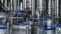 Ligne de production de remplissage d'eau mini-entreprise entièrement automatique 3 en 1, petite ligne de production de remplissage d'eau minérale pure en plastique