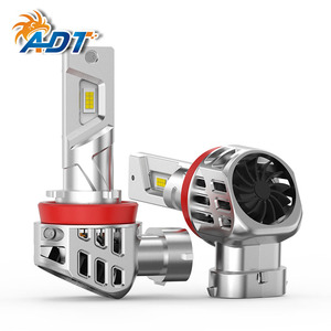 หลอดไฟ H11 H8 H9 หลอดไฟตัดหมอกแบบมีพัดลมในตัว 6500K - Product Image 1