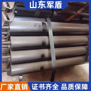 ลูกกลิ้งสายพานลำเลียงแบบเคลือบยาง ลูกกลิ้งขนานสำหรับงานเหมือง ทนทาน - Product Image 4