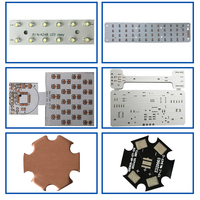 Carte de circuit imprimé en aluminium 7W MCPCB pour lampe torche LED, assemblage de carte de circuit AC avec batterie pour projets d'éclairage