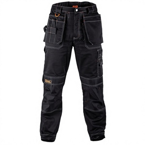 High Quality Unisex Reflective Breathable Work Cargo Pants | Safety Construction Trousers High Visibility <b>Silver</b> FR Tape 800C - Product Image 2