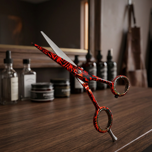 Ciseaux de coiffure professionnels ASAP pour salon de barbier, pour droitiers, manche moyen, confortables, tranchants, durables, bord de rasoir, 15g, beauté - Product Image 3
