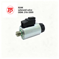 Katup Solenoid Pompa Kipas Excavator 316-5999 924K Cocok untuk Excavator dan Loader, Katup Solenoid, Suku Cadang Pengganti Berkualitas Tinggi