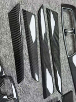 Kit de garnitures intérieures en fibre de carbone parfaitement adapté pour Mercedes Benz W204 C63 AMG Classe C 2008-2014, accessoires intérieurs de remplacement