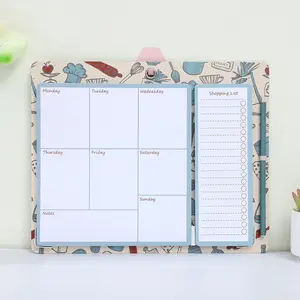 6X9 Inch Ongedateerd Magnetisch Notitieblok Wekelijkse Planner Met Gedrukte Boodschappenlijst 60 Pagina 'S Allemaal Uit Kladblok Wekelijkse Planner