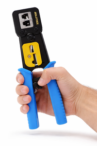 Pince à sertir RJ45 professionnelle pour la terminaison de câbles réseau, kit de câblage sur site - Product Image 3