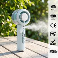 Ventilateur électrique USB à moteur sans balais haute vitesse OEM/ODM avec affichage numérique, batterie 3000 mAh, commande par bouton, idéal pour l'escalade, faible MOQ