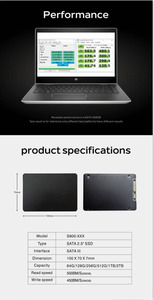 2.5인치 내장 하드 드라이브 SSD 128GB 2 빠른 읽기 및 쓰기 SATAIII - Product Image 3