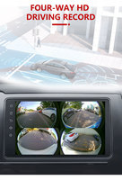 Wemaer Universal 3D Plus Around View Système de caméra panoramique à 360 degrés pour Kia Cerato Toyota Volkswagen