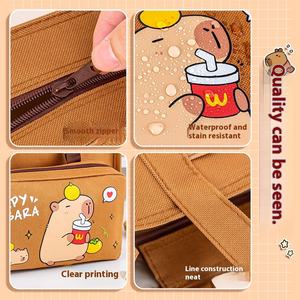 Kapi Bala, bolsa de tutoría de Arte de lona de gran capacidad, bolsa de libros de transporte para estudiantes para Primaria, escuela secundaria para niños y niñas - Product Image 5