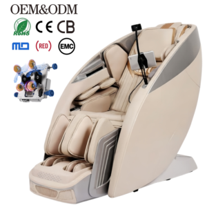 Silla de Masaje Eléctrica de Lujo 2026, Nueva, de Gravedad Cero, Doble 4D SL Track, Masajeador de Pies, Calor, Shiatsu, Amasamiento, Estiramiento Tailandés - Product Image 1