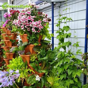 Maceta vertical apilable para jardín de fresas, <span class=keywords><strong>macetas</strong></span> apiladas - Product Image 4