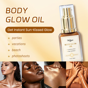 Aceite Corporal Iluminador con Efecto Bronceado Instantáneo, Aceite de Semillas de Meadowfoam Nutritivo de Larga Duración, <span class=keywords><strong>Bronceador</strong></span> al por Mayor - Product Image 1