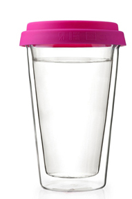 Cốc Uống Nước Cách Nhiệt Hai Lớp Bằng Thủy Tinh Borosilicate Với Ống Bọc Và Nắp Bằng Silicon Màu - Product Image 4