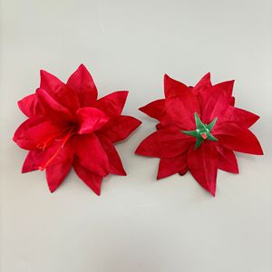 Tête de fleur de lys artificielle Pingping 13 cm en soie, haute simulation, pour décoration de mariage, de maison, pince à cheveux, accessoire vestimentaire - Product Image 1