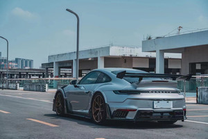 Nuevo Kit de Carrocería para Porsche 992, Estilo MIW Mejorado, Parachoques de Fibra de Carbono, Faldones Laterales, Difusor, Alerón, Guardabarros, Capó - Product Image 4