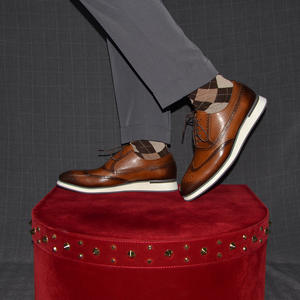 Zapatos Casuales de Negocios para Hombre, Hechos a Medida, Precio al por Mayor, Zapatos de Vestir de Lujo con Cordones, Tallados a Mano, Transpirables, que Aumentan la Estatura - Product Image 6